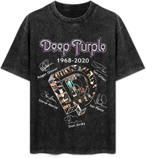 Men's Women's Vintage Oversized Short Sleeve T Shirts Novelty Drop Shoulder Tee Tops