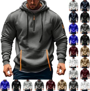 Mens Zip Up Hoodies With Pocket Casual Fashion Long Sleeve Graphic Oversized Pullover Sweatshirts