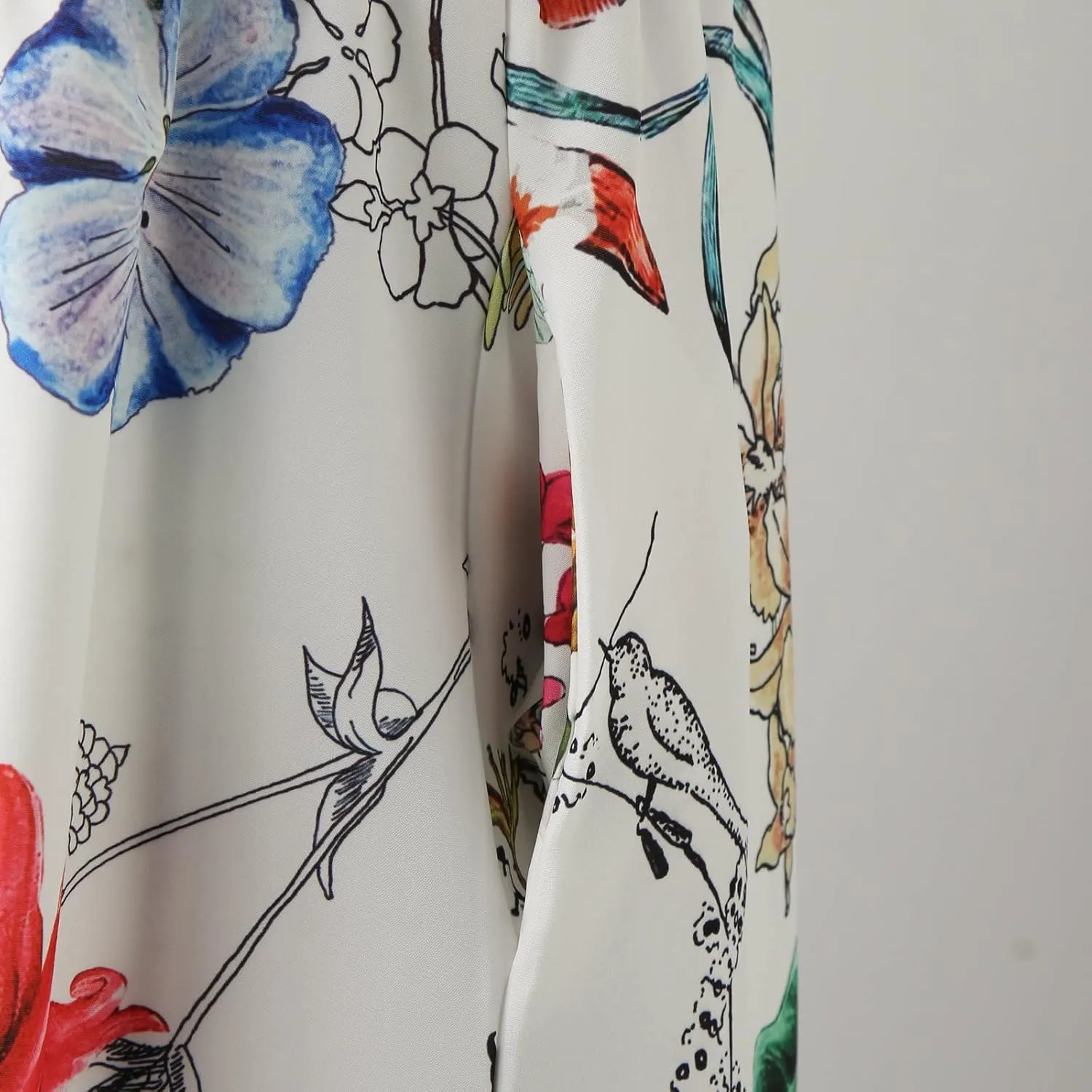 Midi Dresses for Women 2024 Summer Casual Short Sleeve T Shirts Dress Boho Beach Vacation Floral Print Cute Sundress