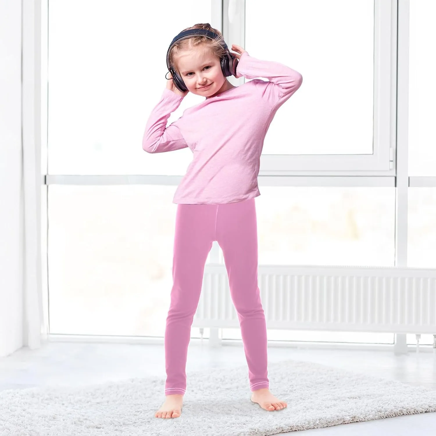 ODAWA Girls Leggings Ankle Length Girls Printed Leggings Softness and Breathability Leggings for Kids