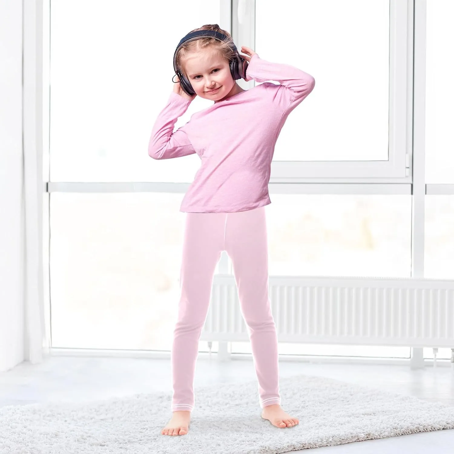 ODAWA Girls Leggings Ankle Length Girls Printed Leggings Softness and Breathability Leggings for Kids