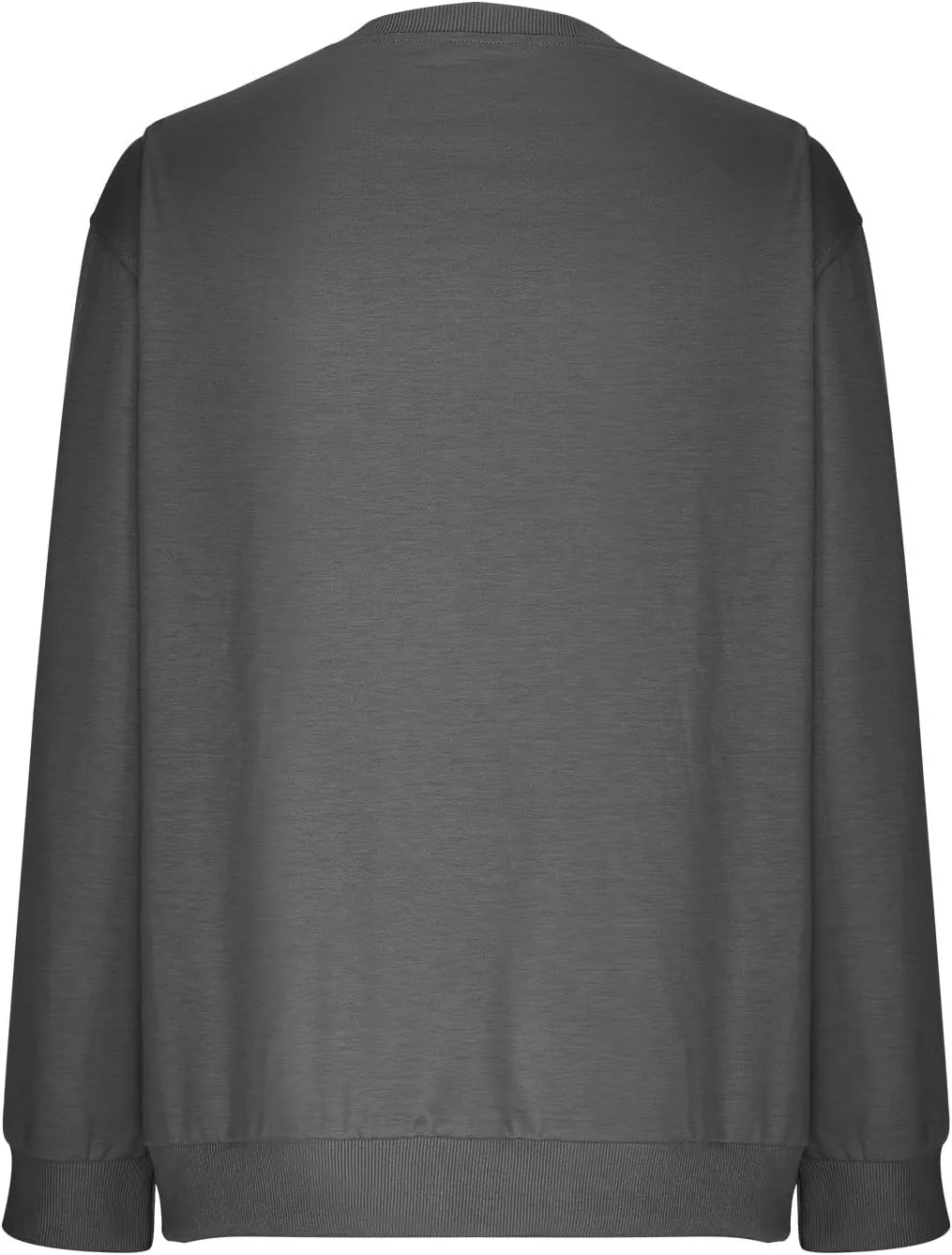 Oversized Sweatshirt for Women Long Sleeve 2024 Fashion Fall Pullover Top Fleece Tunics Sweaters Solid Colour Top