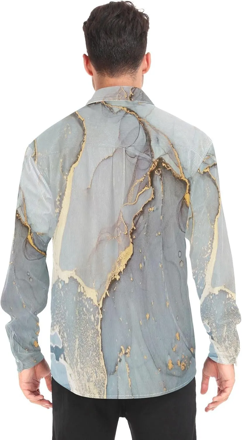 Oyihfvs Men's Long Sleeve Shirts, Women's Long Sleeve Shirts, Button Down Shirt (S-XXL)