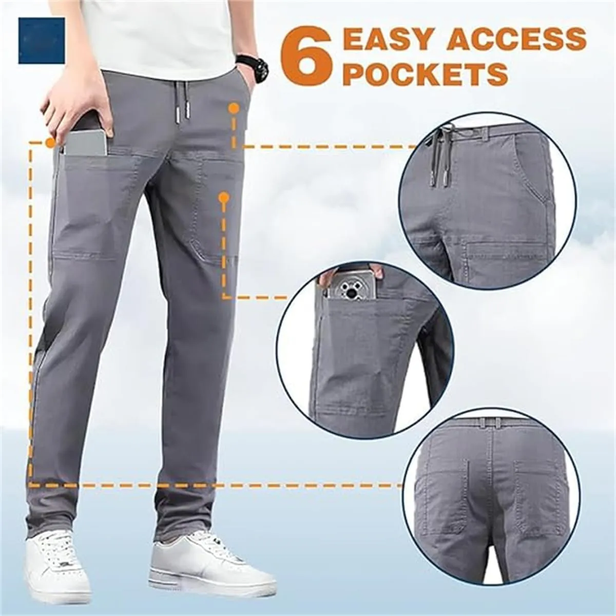 Reonproram Cargo Pants, Manzera Multipants - High Stretch Multi-Pocket Cargo Pants, Stretch Cargo Pants Men