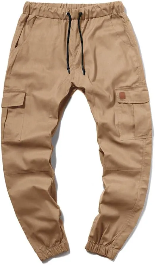sdbrld Cargo Pants For Men Mens Cargo Pants Solid Drawstring Sport Jogger Cargo Pants Outdoor Hiking Casual Trousers Panrts