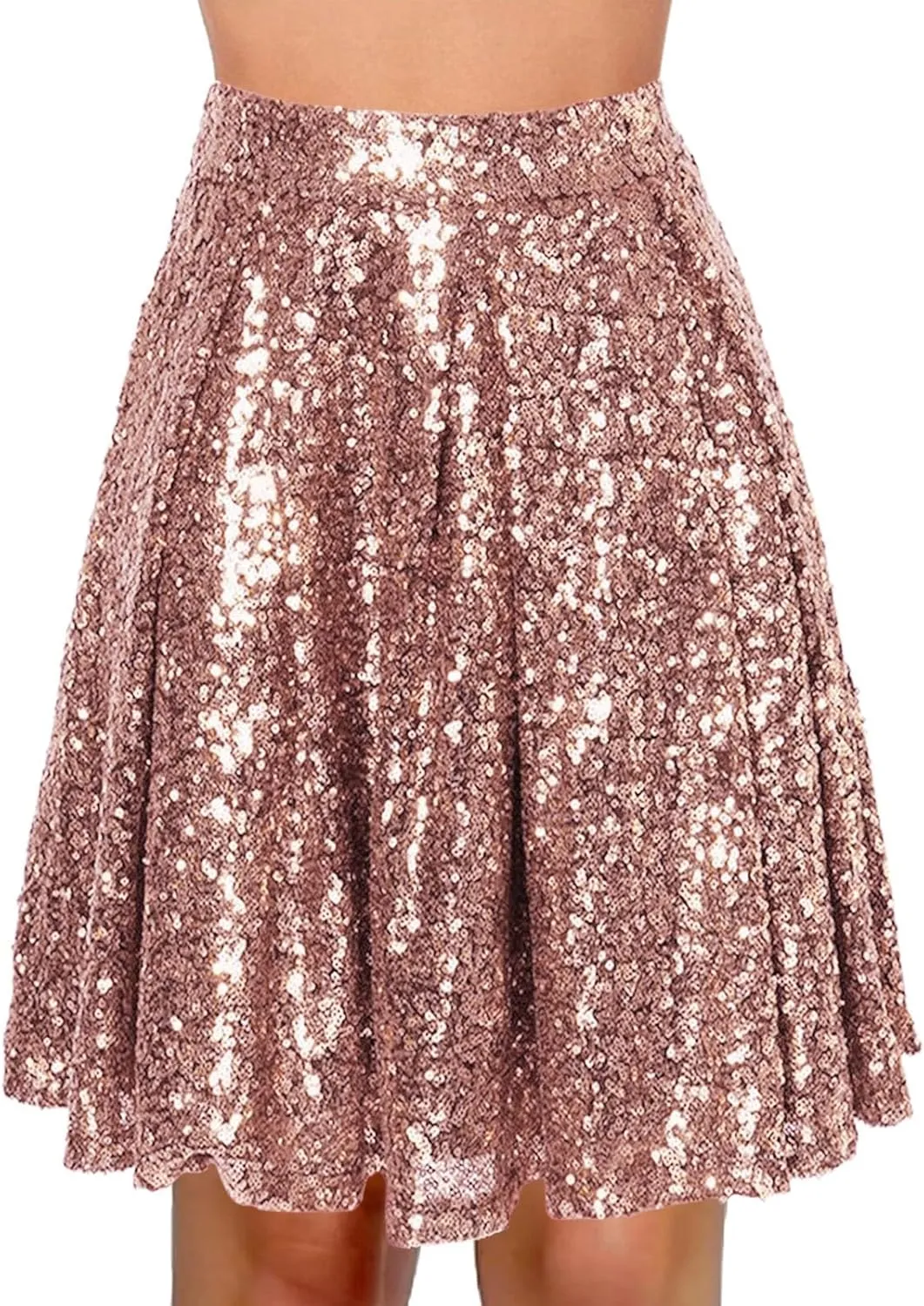 Sequin Skirt for Women Sparkly Glitter Mini Skirt Latin Women Dance Sexy Sparkly Skirt Shiny Skirt Night Black
