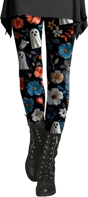 Shapewear Leggings for Women Womens Tights and Leggings Patterned Running Leggings Women