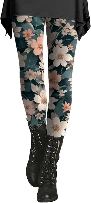 Shapewear Leggings for Women Womens Tights and Leggings Patterned Running Leggings Women