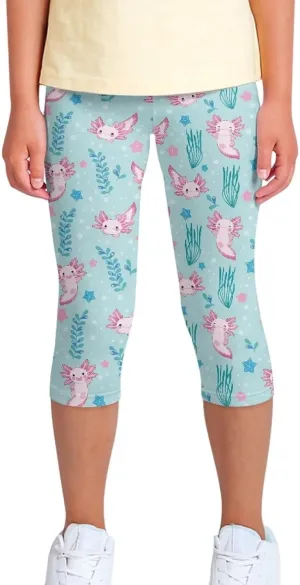 Short Athletic Leggings Girls Pants Yoga Leggings