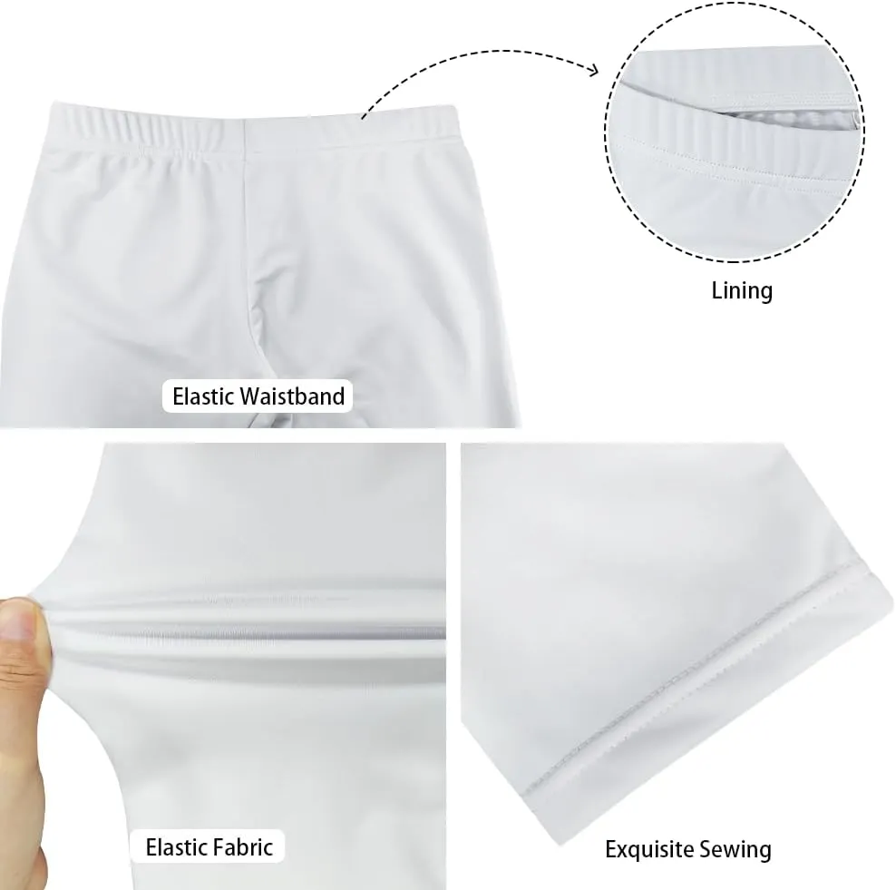 Short Athletic Leggings Girls Pants Yoga Leggings