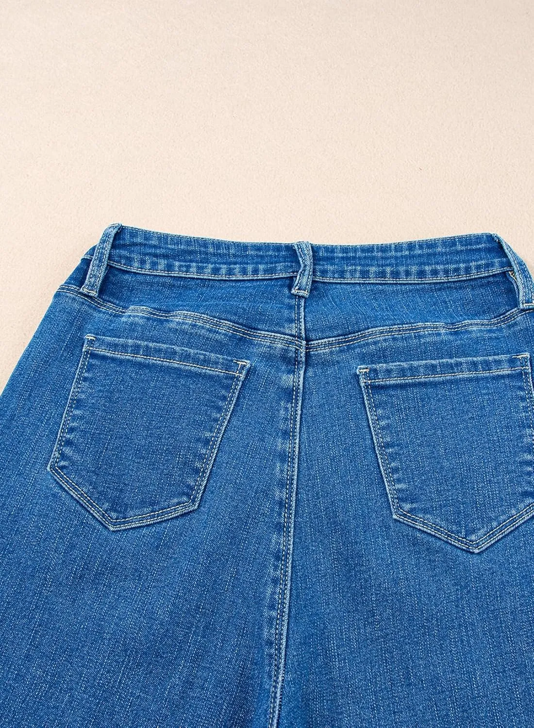 Sidefeel Women's Wide Leg Jeans High Waisted Stretchy Barrel Denim Pants