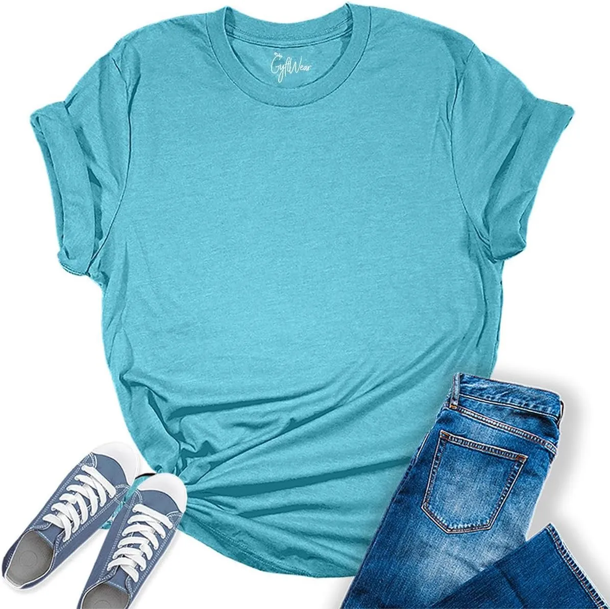 Spring Summer Tops for Women Premium Casual Short Sleeve T Shirts Oversized Tees