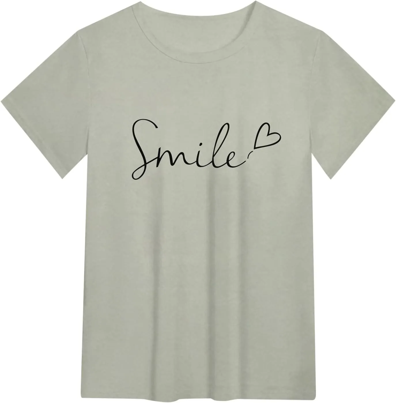 Summer Tops for Women 2025 Art Pattern Shirt Short Sleeve Crewneck Blouse Business Casual Loose Soft Shirt