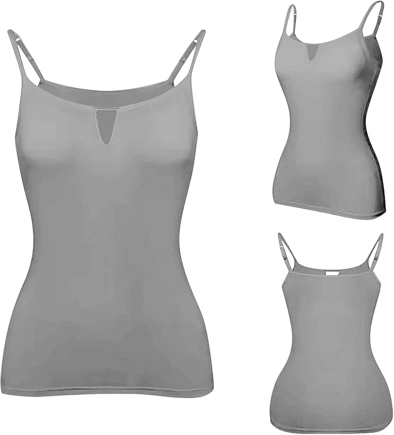 Tank Top with Built in Bra for Women Summer Casual Loose Camisole Laides Adjustable Spaghetti Strap Shelf Cami 2025