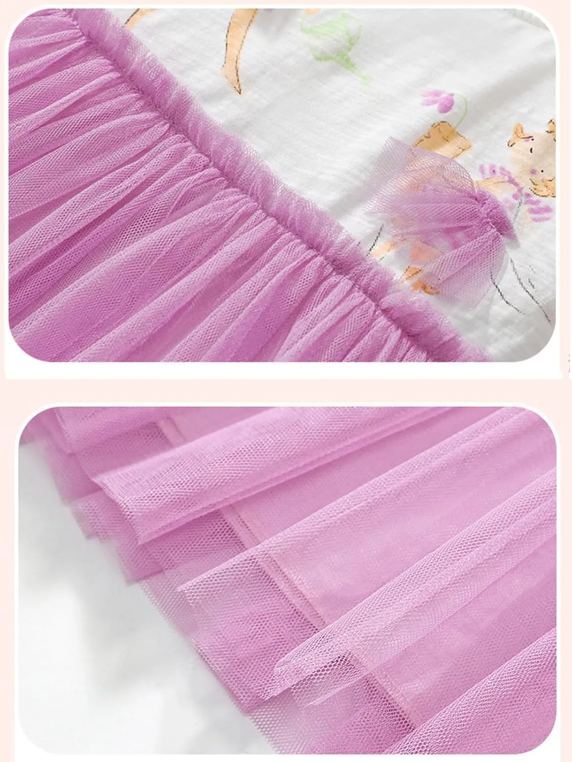 Toddler Girls Short Sleeve Cotton Dress Casual Summer Clothes Swing Sundress