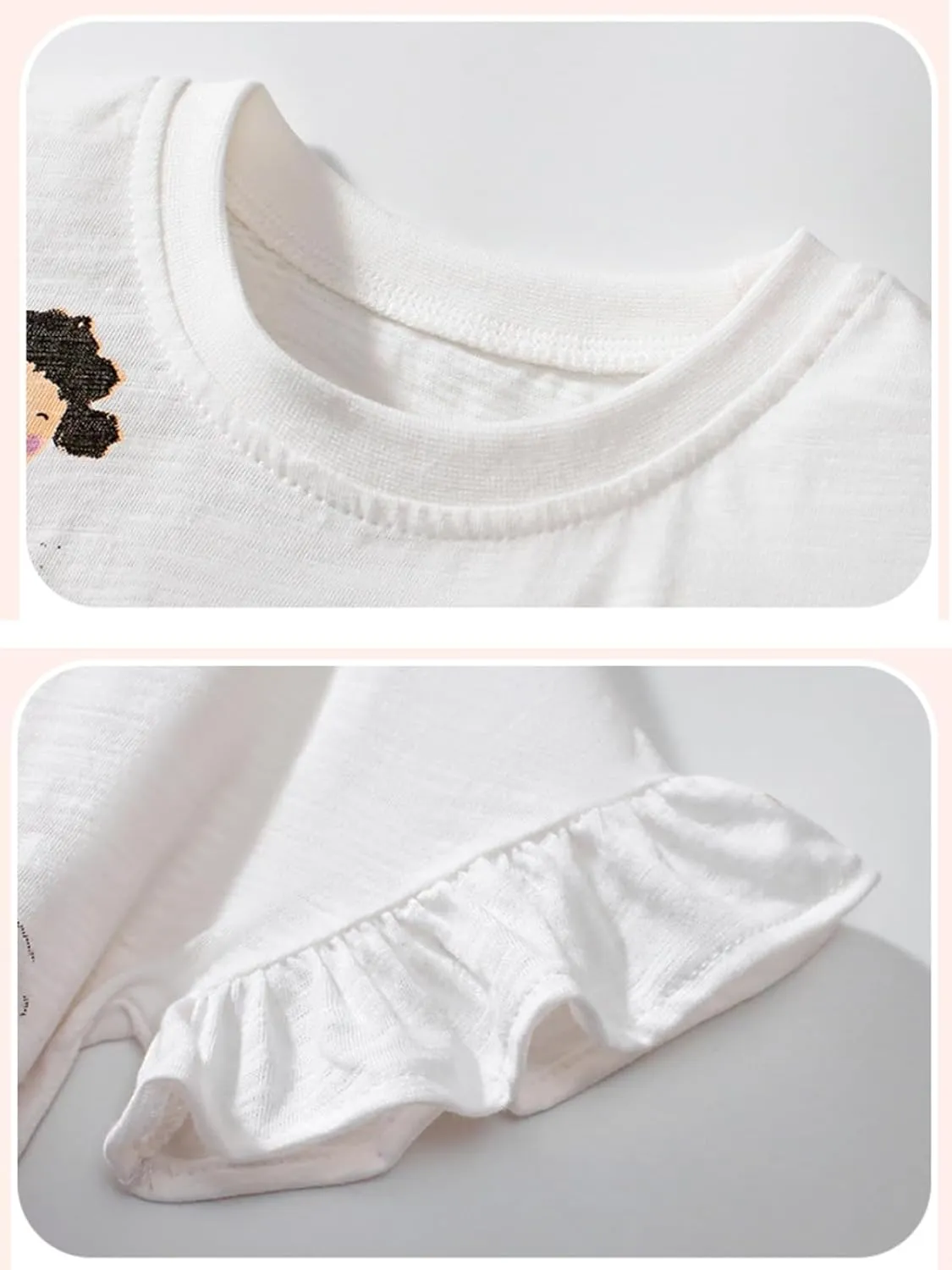 Toddler Girls Short Sleeve Cotton Dress Casual Summer Clothes Swing Sundress