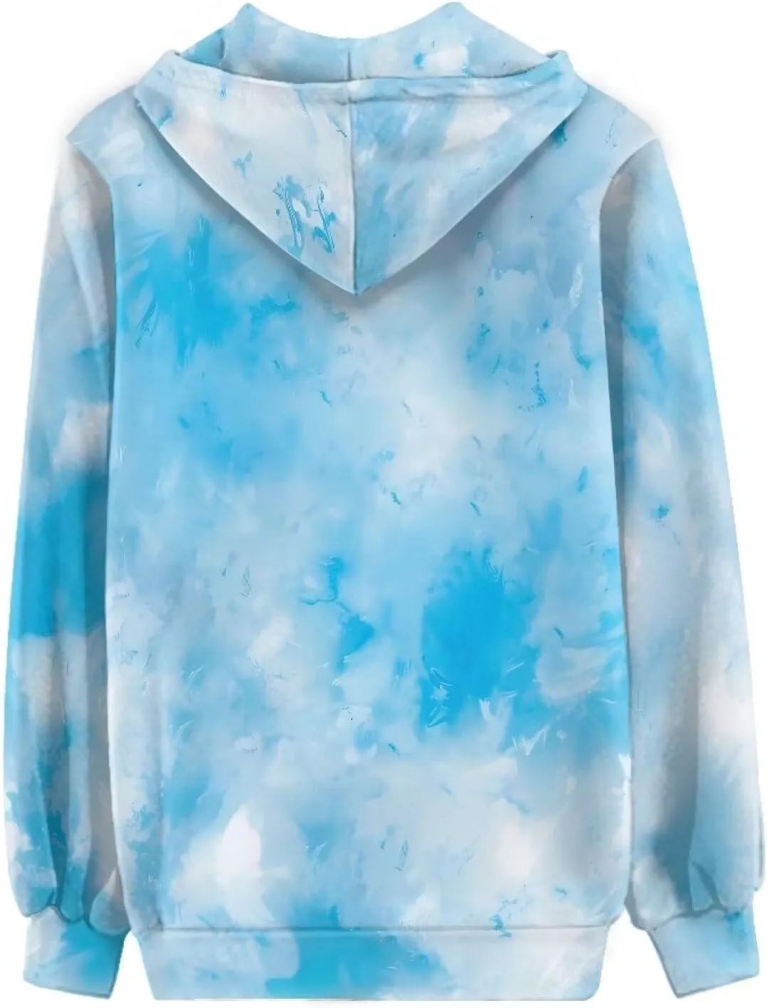 Trendy Womens Zip Up Hoodies Graphic Oversized Sweatshirts Long Sleeve Outfits with Pocket