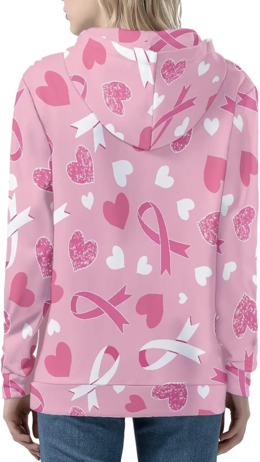 Trendy Womens Zip Up Hoodies Graphic Oversized Sweatshirts Long Sleeve Outfits with Pocket