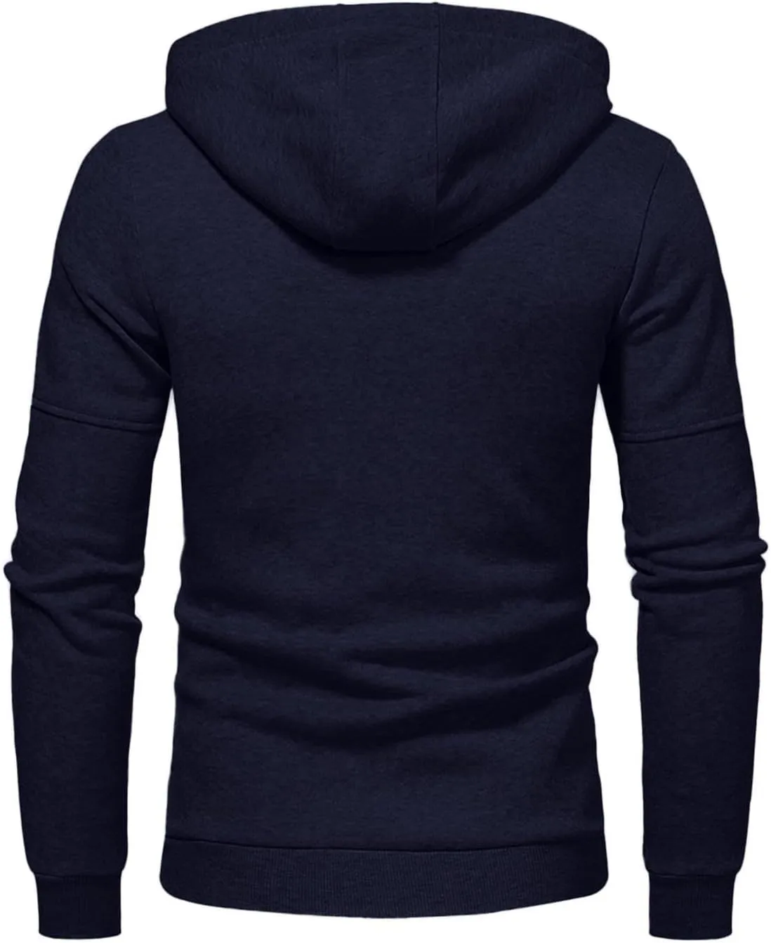 TUQIDEWU Mens Hoodies Zip Up Slim Fit, Hoodies for Men Big and Tall Zipper Fleece Sweatshirts Long Sleeve Sweatshirts Coats
