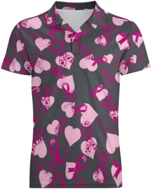 Weed Leaf Golf Shirts for Men Polo Shirts Quick-Dry Short Sleeve Athletic T-Shirt Tennis Collared Shirt
