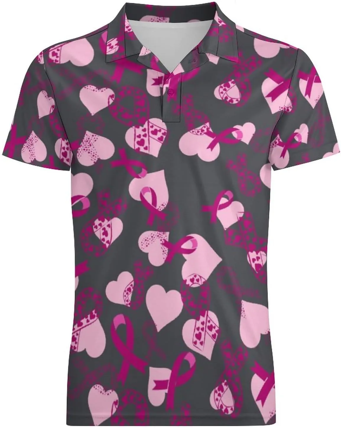 Weed Leaf Golf Shirts for Men Polo Shirts Quick-Dry Short Sleeve Athletic T-Shirt Tennis Collared Shirt