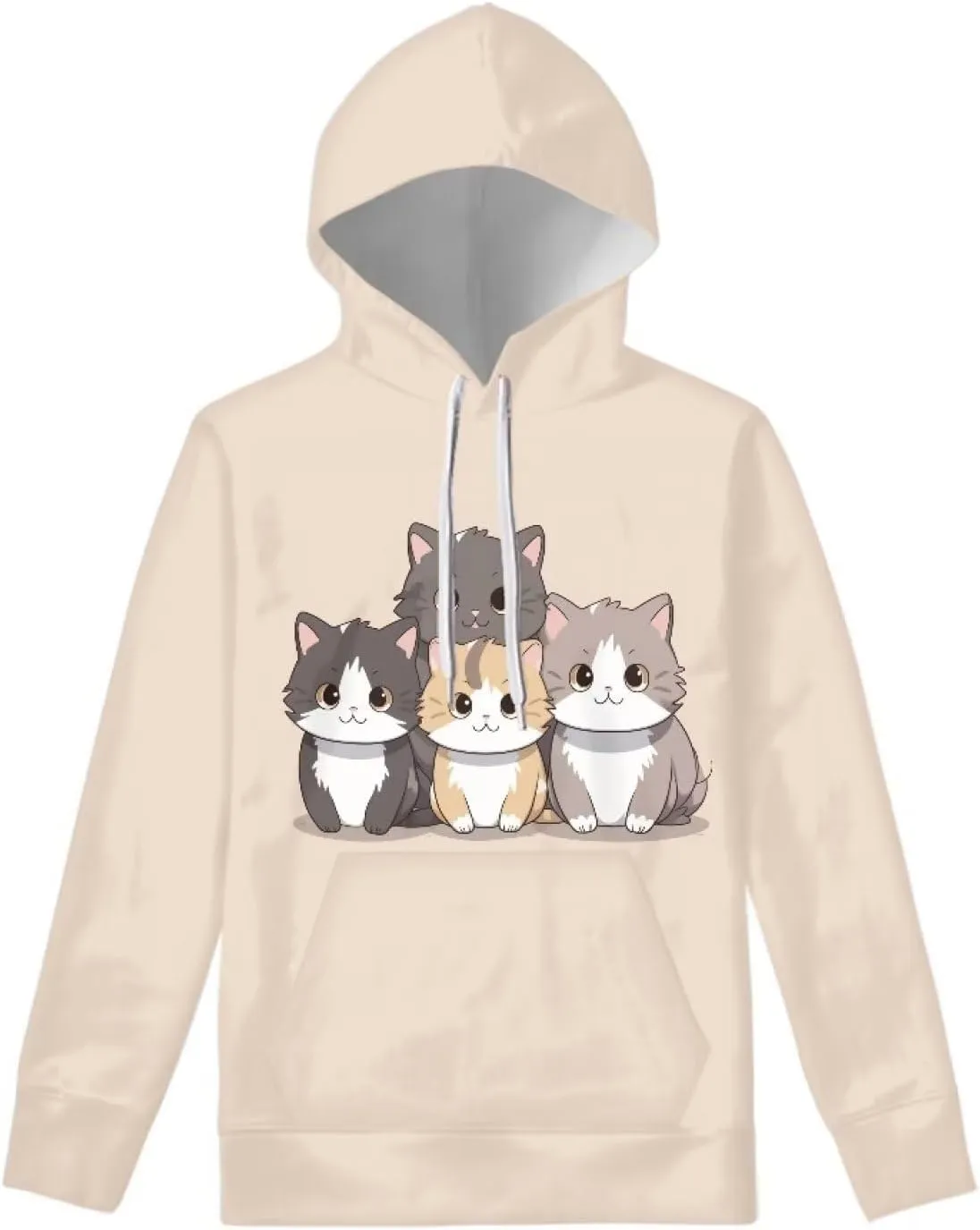 WELLFLYHOM Womens Sweatshirts Pullover Hoodies Teens Sportwear Fall Tops