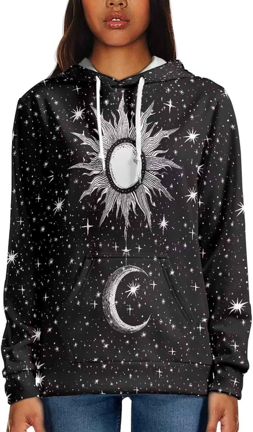 WELLFLYHOM Womens Sweatshirts Pullover Hoodies Teens Sportwear Fall Tops