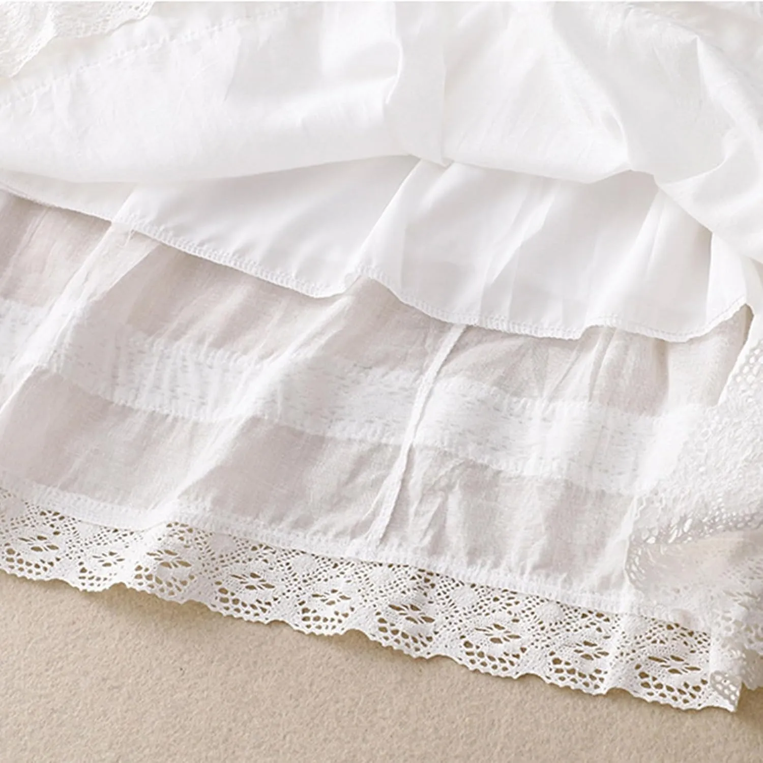 Womens Floral Embroidery Skirt Cotton Linen Skirt Fashion Versatile Casual Retro Flowing Drawstring Waist Maxi Skirt