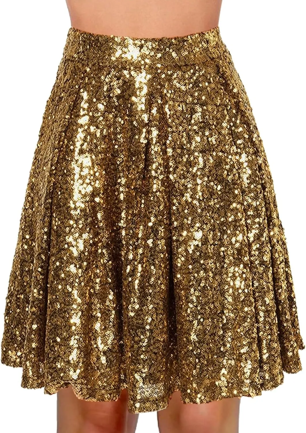Womens Fringe Skirt Stretchy Sparkly Club Skirts Bodycon Dance Party Club Short Skirt Women Sequin Skirt Black