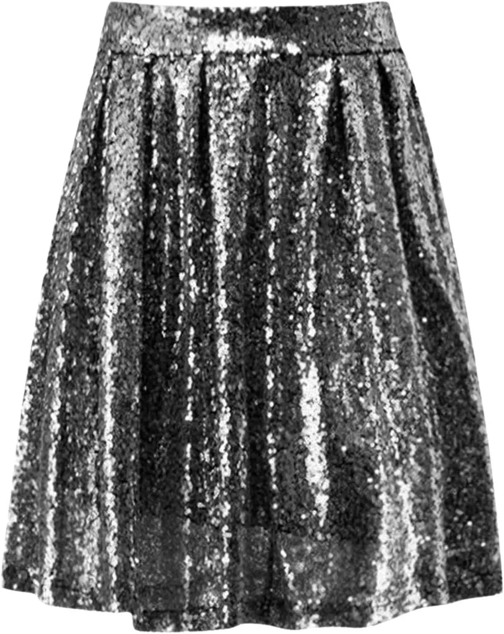Womens Fringe Skirt Stretchy Sparkly Club Skirts Bodycon Dance Party Club Short Skirt Women Sequin Skirt Black
