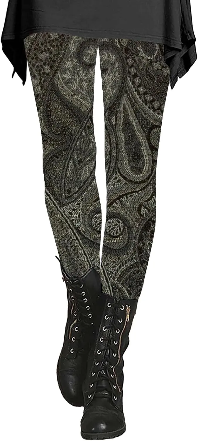 Womens Halloween Leggings with Pockets Womens Pumpkin Workout Leggings Womens Leggings with Pocket Womens Leggings
