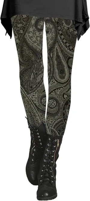 Womens Halloween Leggings with Pockets Womens Pumpkin Workout Leggings Womens Leggings with Pocket Womens Leggings