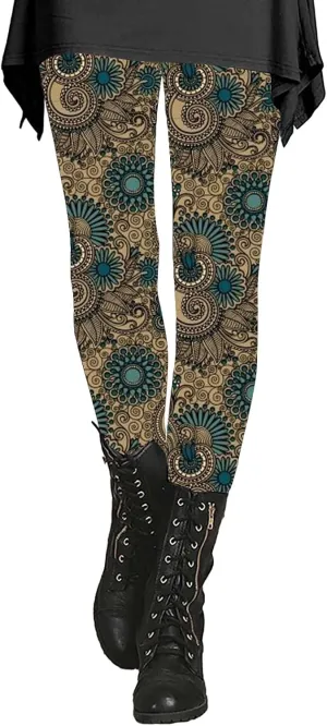Womens Halloween Leggings with Pockets Womens Pumpkin Workout Leggings Womens Leggings with Pocket Womens Leggings