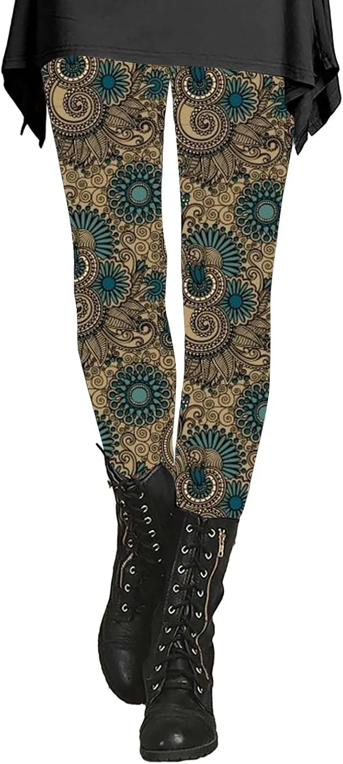 Womens Halloween Leggings with Pockets Womens Pumpkin Workout Leggings Womens Leggings with Pocket Womens Leggings
