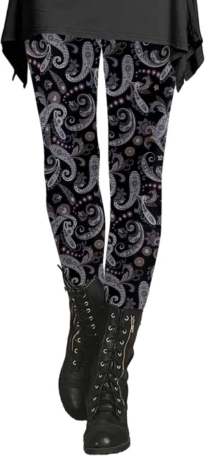 Womens Halloween Leggings with Pockets Womens Pumpkin Workout Leggings Womens Leggings with Pocket Womens Leggings