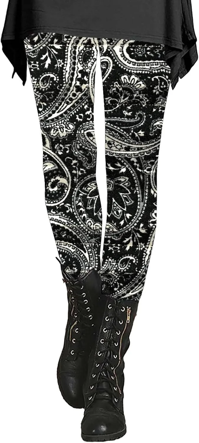 Womens Halloween Leggings with Pockets Womens Pumpkin Workout Leggings Womens Leggings with Pocket Womens Leggings