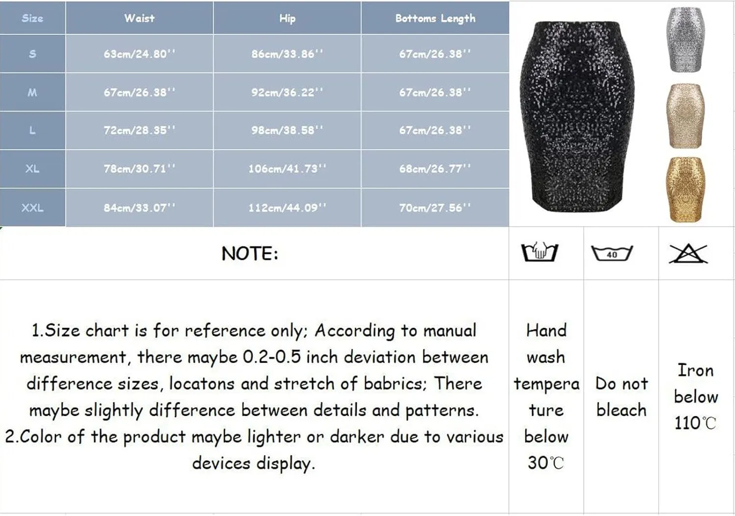 Women's High Waist Split Hem Zip Back Plain Skirt Hip Casual Half Body Skirt Rave Party Skirt for Women New Years