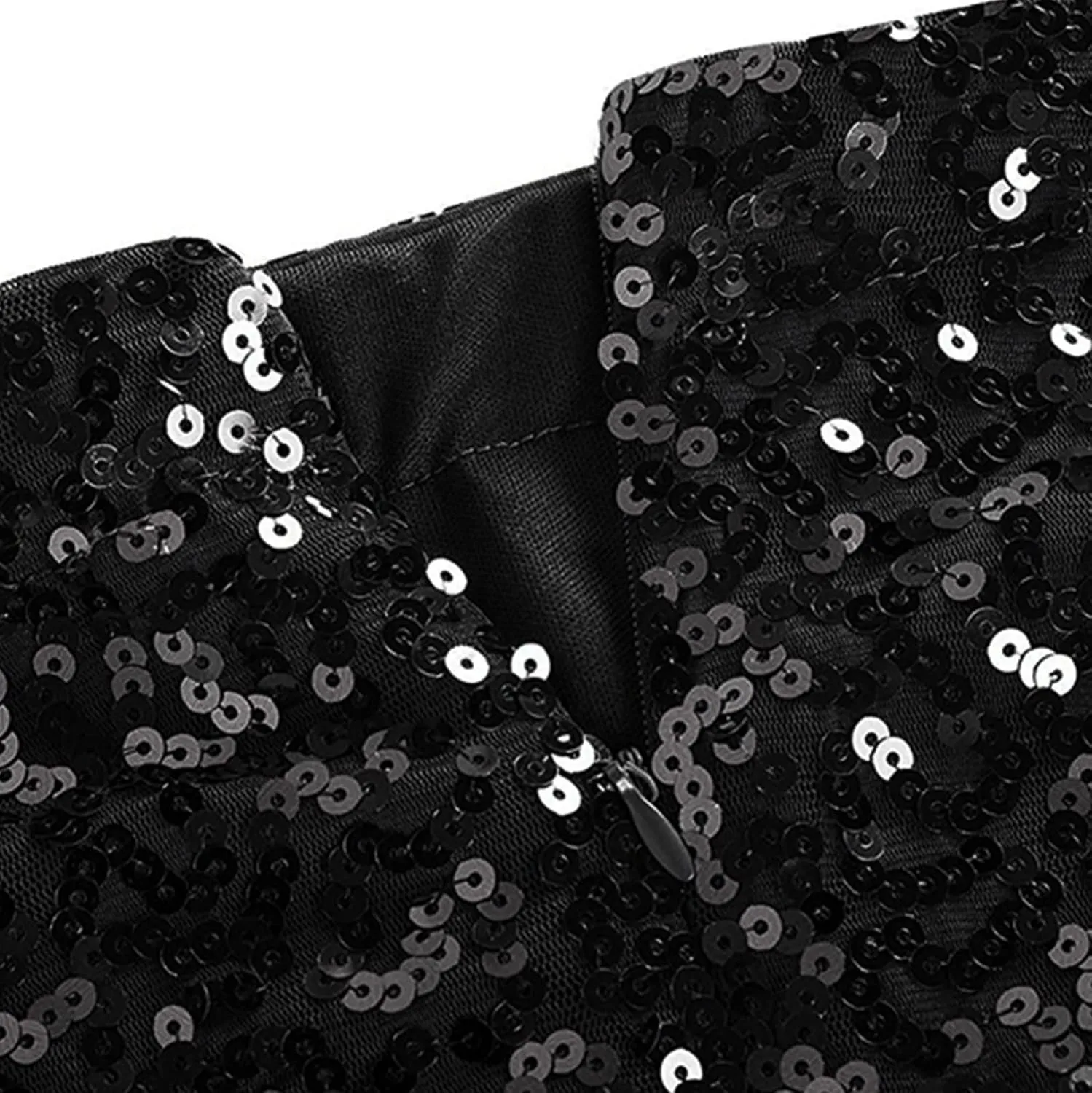 Women's High Waist Split Hem Zip Back Plain Skirt Hip Casual Half Body Skirt Rave Party Skirt for Women New Years