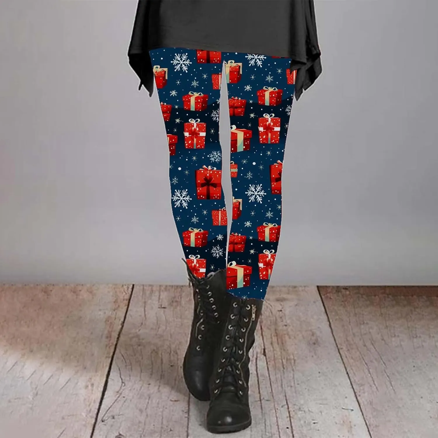 Women's Leggings Christmas Flare Leggings Women's Yoga Pants Butt Scrunch Leggings Hot Pink Leggings for Women