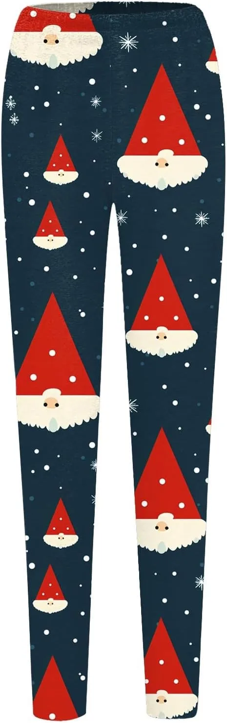 Women's Leggings Christmas Flare Leggings Women's Yoga Pants Butt Scrunch Leggings Hot Pink Leggings for Women