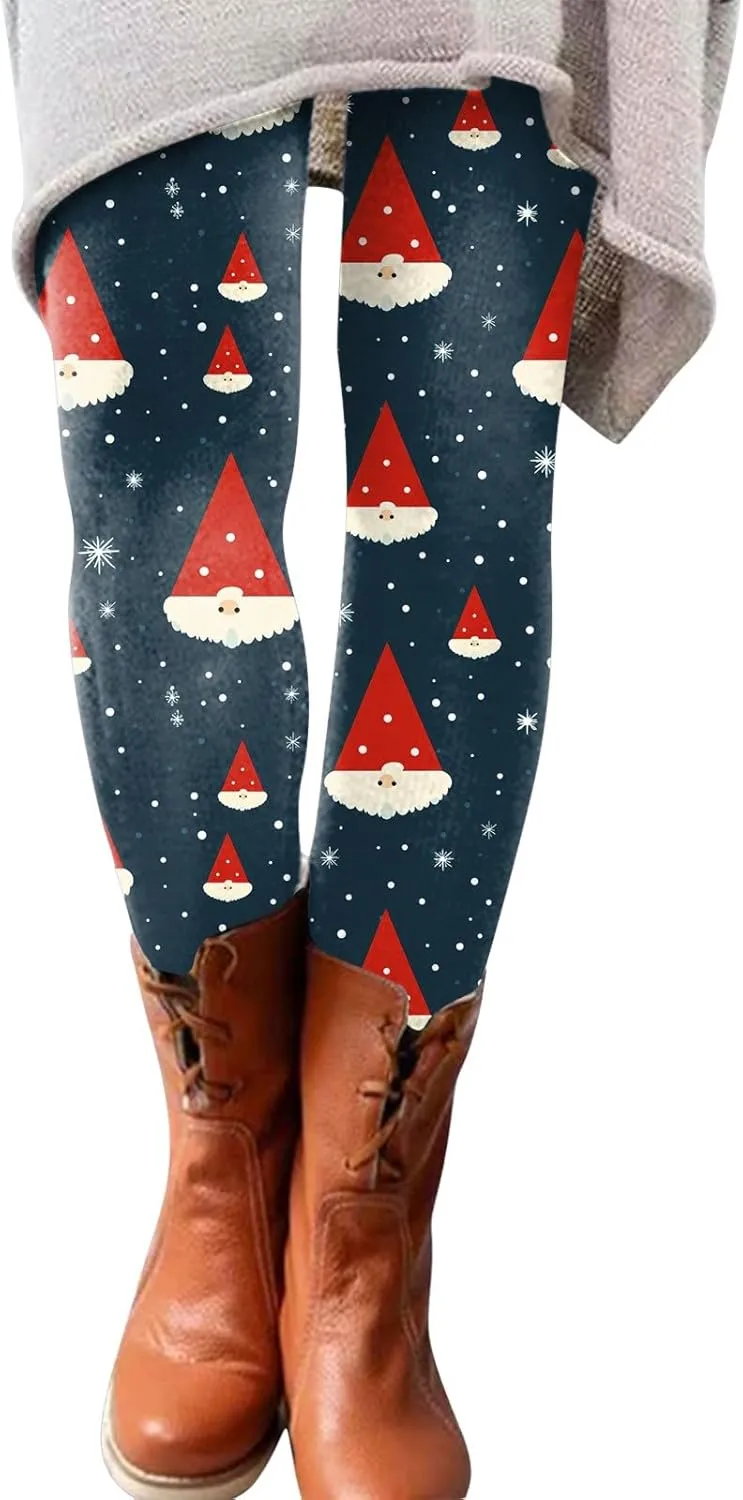 Women's Leggings Christmas Flare Leggings Women's Yoga Pants Butt Scrunch Leggings Hot Pink Leggings for Women