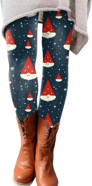 Women's Leggings Christmas Flare Leggings Women's Yoga Pants Butt Scrunch Leggings Hot Pink Leggings for Women