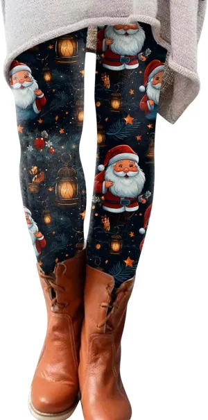 Women's Leggings Christmas Flare Leggings Women's Yoga Pants Butt Scrunch Leggings Hot Pink Leggings for Women