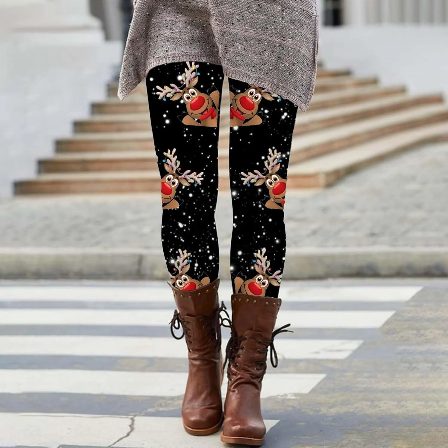 Women's Leggings Christmas Red Leggings for Women Loose Fitting Yoga Pants Nude Leggings Wide Leg Leggings for Women
