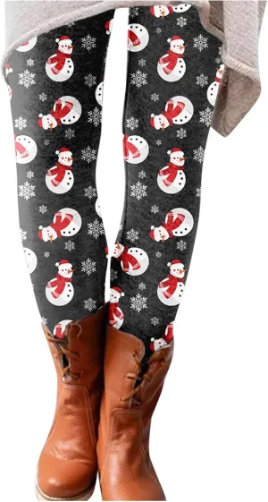 Women's Leggings Christmas Red Leggings for Women Loose Fitting Yoga Pants Nude Leggings Wide Leg Leggings for Women