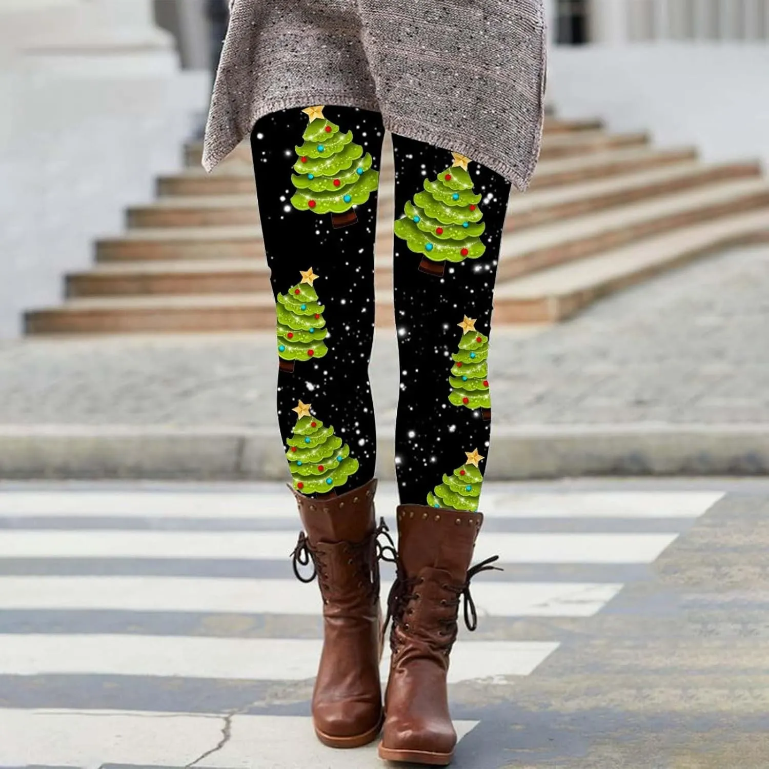 Women's Leggings Christmas Red Leggings for Women Loose Fitting Yoga Pants Nude Leggings Wide Leg Leggings for Women