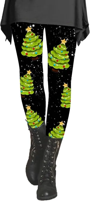 Women's Leggings Christmas Red Leggings for Women Loose Fitting Yoga Pants Nude Leggings Wide Leg Leggings for Women