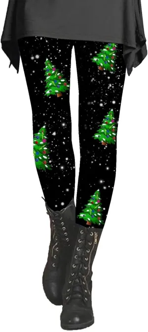 Women's Leggings Christmas Red Leggings for Women Loose Fitting Yoga Pants Nude Leggings Wide Leg Leggings for Women