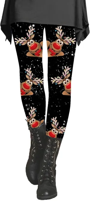 Women's Leggings Christmas Red Leggings for Women Loose Fitting Yoga Pants Nude Leggings Wide Leg Leggings for Women