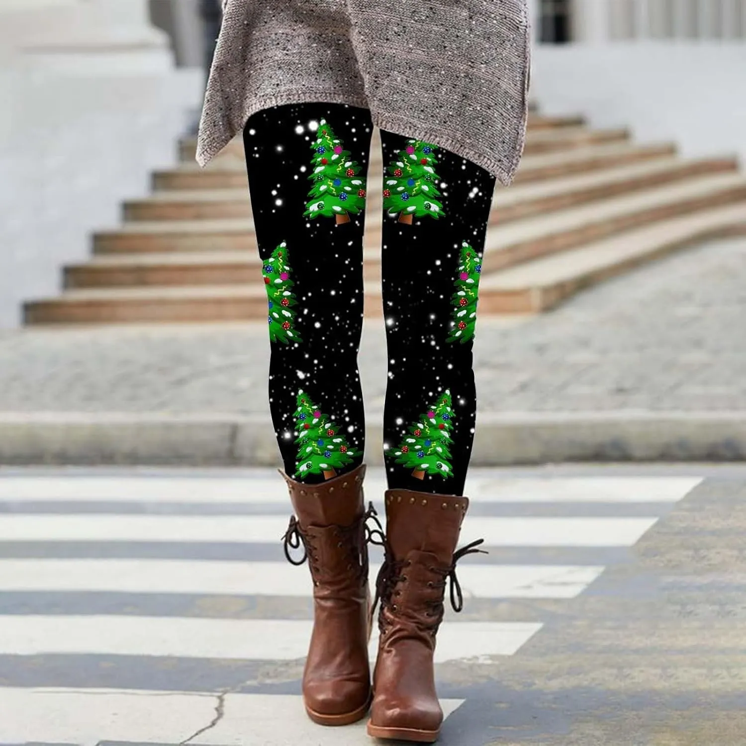 Women's Leggings Christmas Red Leggings for Women Loose Fitting Yoga Pants Nude Leggings Wide Leg Leggings for Women